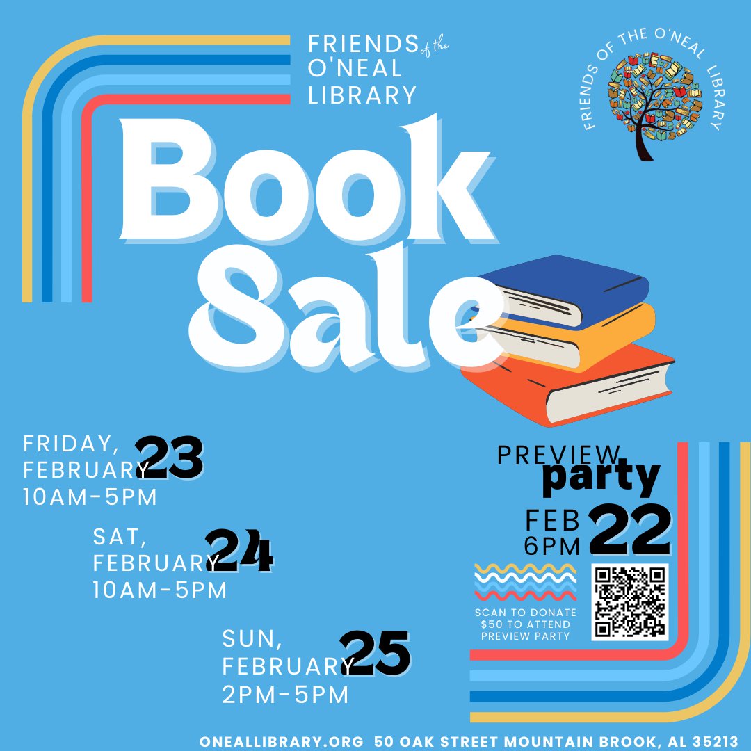 Friends of the O Neal Library Annual Book Sale